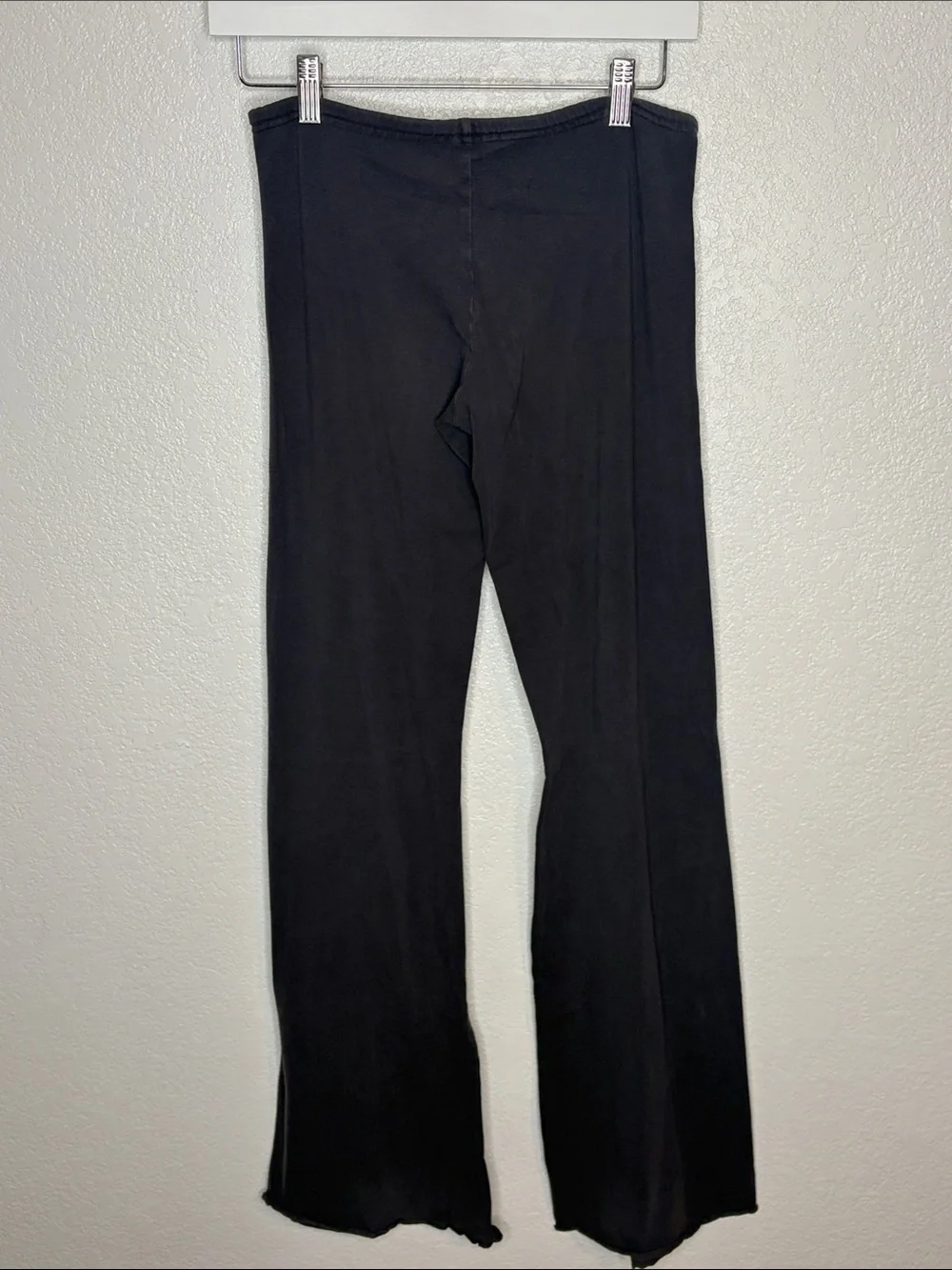 Hyde Dusty Purple Organic Cotton Flare Activewear Yoga Pants Size Small